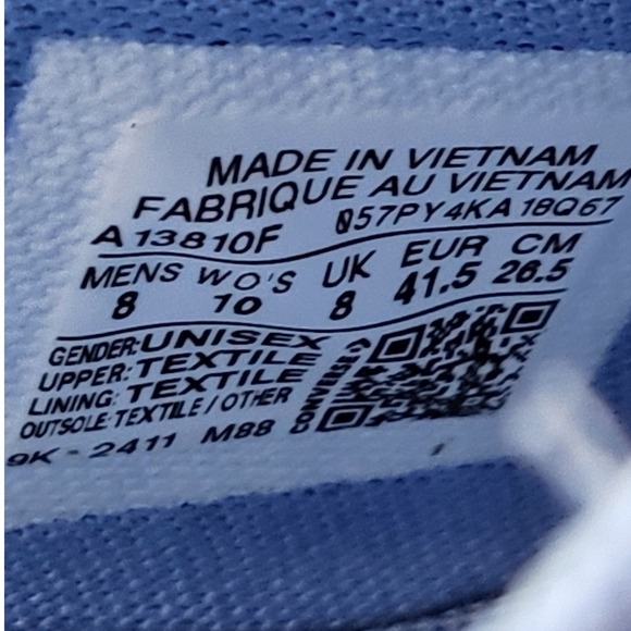 Converse Chuck Taylor All Star De Luxe Heel Sandal Blue Canvas A13810F Womens 10 - Picture 6 of 6